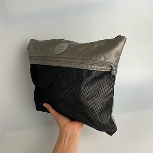 Kipling Wristlet Pouch - Metallic Gold